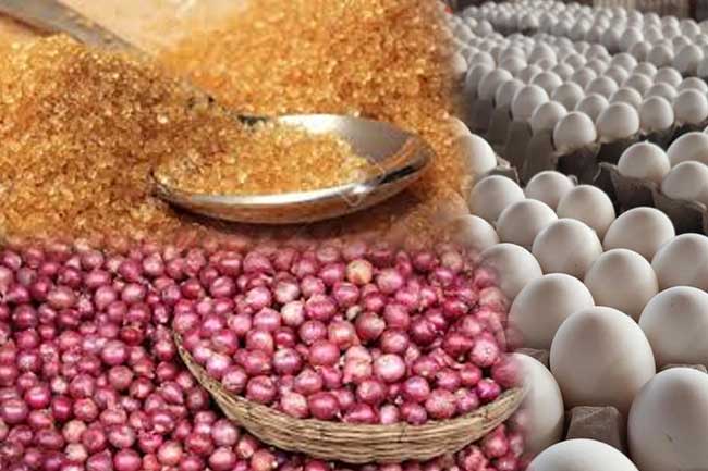 දුඹුරු සීනි, ලොකු ළූණු සහ බිත්තර මිල ගැන කැබිනෙට්ටුවට ආ නිර්දේශ