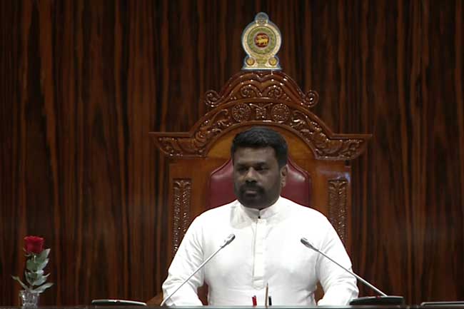 ජනපති, ආණ්ඩුවේ ප්‍රතිපත්ති ප්‍රකාශය ඉදිරිපත් කරයි