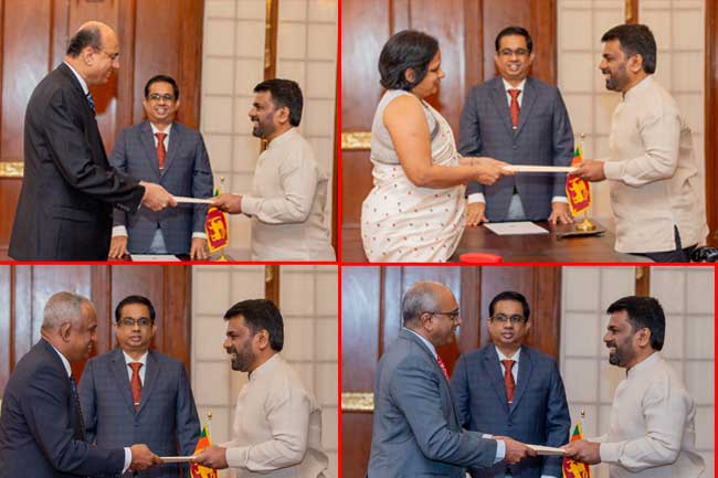 ශ්‍රේෂ්ඨාධිකරණ විනිසුරුවරු සිව්දෙනෙක් දිවුරුම් දෙති
