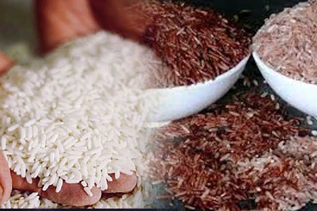 රතු කැකුළුවලට සුදු කැකුළු මිශ්ර කිරීමේ ජාවාරමක්