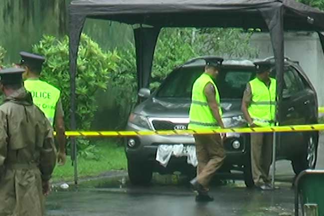 තුසිත හල්ලොලුවගේ රථයට තැබූ වෙඩිල්ලේ CCTV දර්ශන පරික්ෂාවට