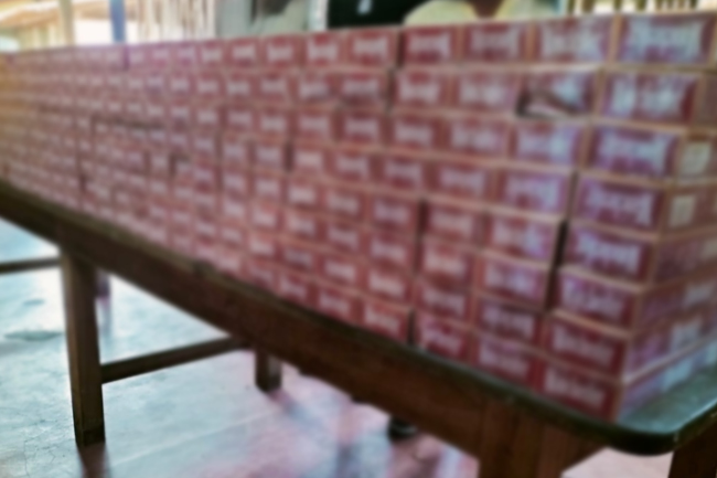 නීතිවිරෝධීව මෙරටට ගෙන්වූ දුම්වැටි තොගයක්