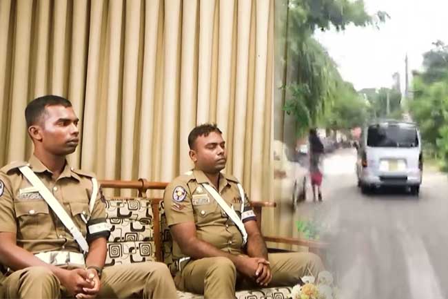 පොලිස් අණ නොතැකූ වෑන් රිය හඹා ගිය පොලිස් මෙහෙයුම