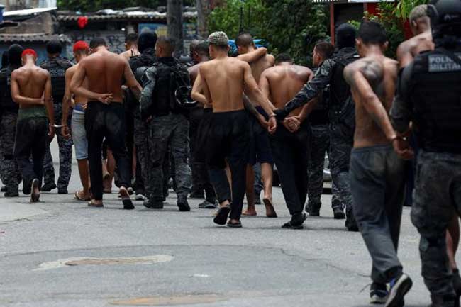 බ්රසීලයේ අපරාධකරුවන් සෙවූ  මාරාන්තික මෙහෙයුම බ්රසීලයේ අපරාධකරුවන් සෙවූ  මාරාන්තික මෙහෙයුම