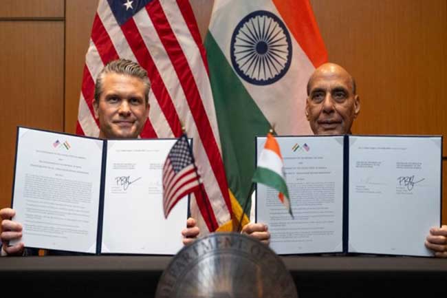 ඉන්දියාව සහ අමෙරිකාව අතර ගිවිසුමක්