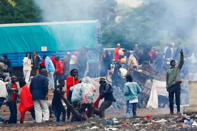 ටැන්සානියාවේ විරෝධතාවලින් පුද්ගලයින් සිය ගණනක් ජීවිතක්ෂයට