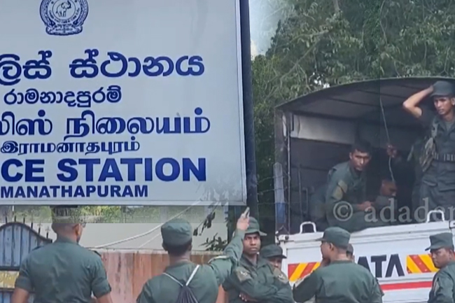 කිලිනොච්චියේ දී STF නිලධාරීන්ට පහර දුන් පිරිසක් අත්අඩංගුවට