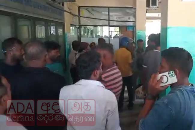 අම්බලන්ගොඩ දී වෙඩි වැදුණු ව්‍යාපාරිකයා මරුට