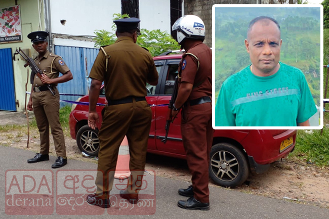 අම්බලන්ගොඩ වෙඩික්කරුවන් පලා ගිය මෝටර් රථය සොයා ගනී