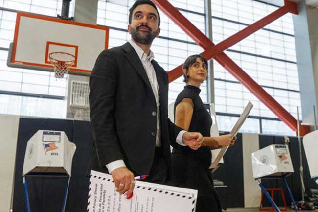 නිව්යෝර්ක් පළමු මුස්ලිම් නගරාධිපති ලෙස සොහ්රාන් මම්දානි තේරී පත්වෙයි