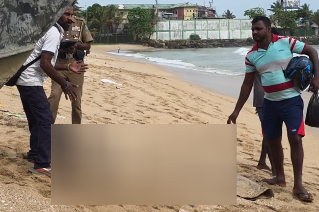 ගාල්ල ජා කොටුව වෙරළ තීරයේ නාඳුනන මළ සිරුරක්