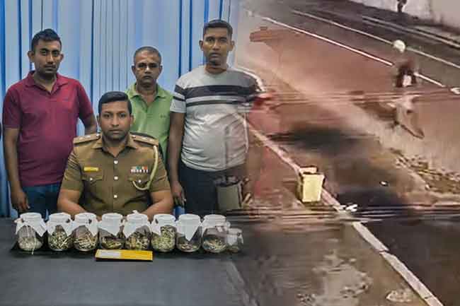 රන් ආභරණ අලෙවි සැලක් බිඳ මත්කුඩු පානය කළ සැකකරු කොටුවෙයි