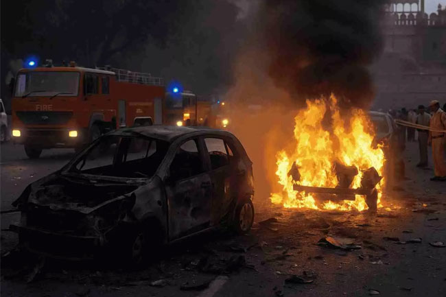 දිල්ලි අගනුවර පිපිරීමක් - 8ක් මරුට