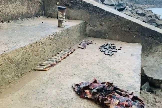 හුරුළුවැව දේවාලය ආසන්නයේ තිබී උණ්ඩ සොයාගැනේ