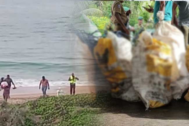 කිරින්දේදී ඇල්ලූ මත්ද්‍රව්‍ය කිලෝග්‍රෑම් 345 ගැන සම්පූර්ණ විස්තරේ