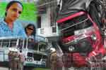 ගෙලිඔය බස් - ත්‍රිවිල් අනතුරෙන් කාන්තාවක් මරුට
