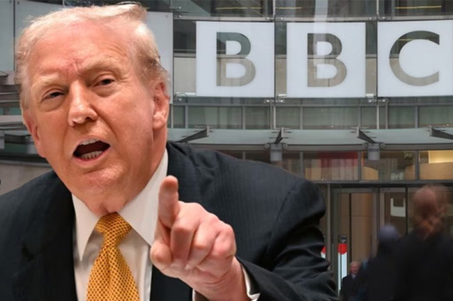 ට්‍රම්ප් BBCයෙන් ඩොලර් බිලියන 5ක වන්දි ඉල්ලයි