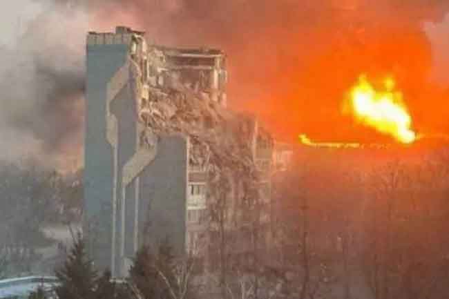 යුක්‍රේනයට රුසියාවෙන් දරුණු ප්‍රහාරයක් – 20ක් මරුට