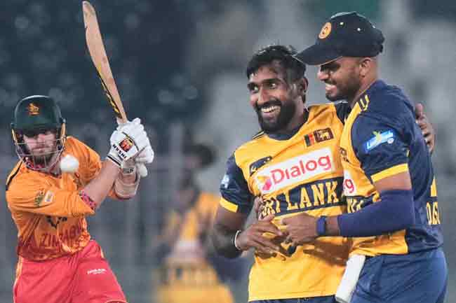 ශ්‍රී ලංකාවට  ලකුණු 163ක ඉලක්කයක්