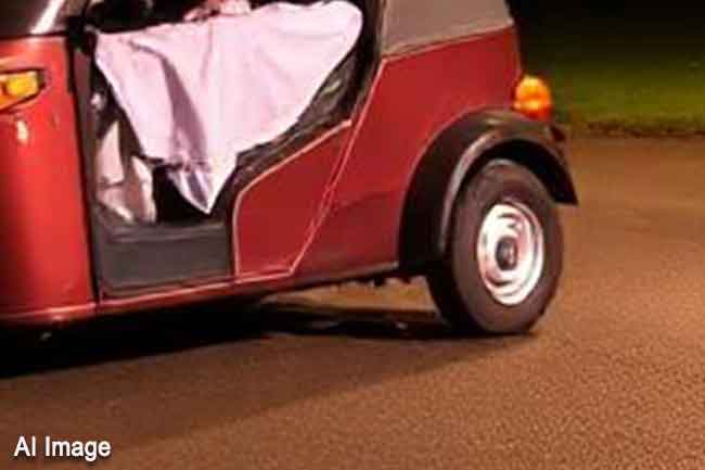 ත්‍රීරෝද රථයක් තුළ සැකකටයුතු මරණයක්