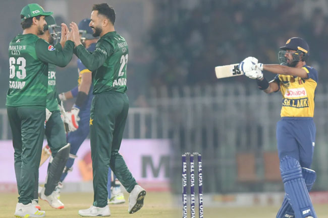 පාකිස්තානයට ලකුණු 129ක ඉලක්කයක්