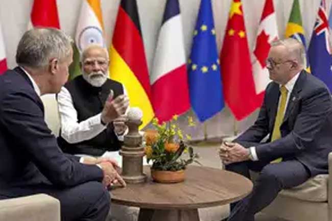 ඉන්දු - ඔස්ට්‍රේලියා - කැනඩා නව සන්ධානයක්