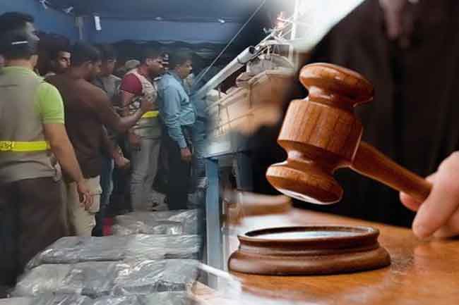 තංගල්ල මුහුදේ දී මත්ද්‍රව්‍ය සමග අත්අඩංගුවට ගත් සැකකරුවන් රිමාන්ඩ්