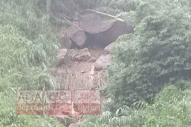 මහනුවර - නුවරඑළිය මාර්ගය ගැරඬිඇල්ලෙන් වසා දැමේ