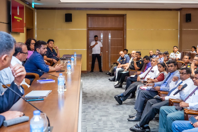 ජාතික ආපදා කළමනාකරණ සභාව  ජනපති ප්‍රධානත්වයෙන් රැස්වෙයි