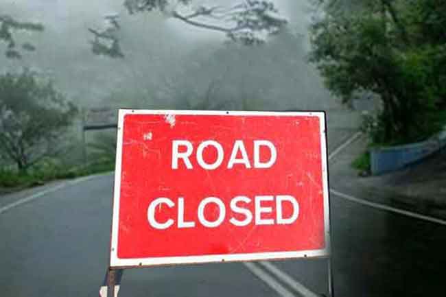 කොළඹ - නුවර මාර්ගය කෑගල්ලෙන් වසා දැමේ