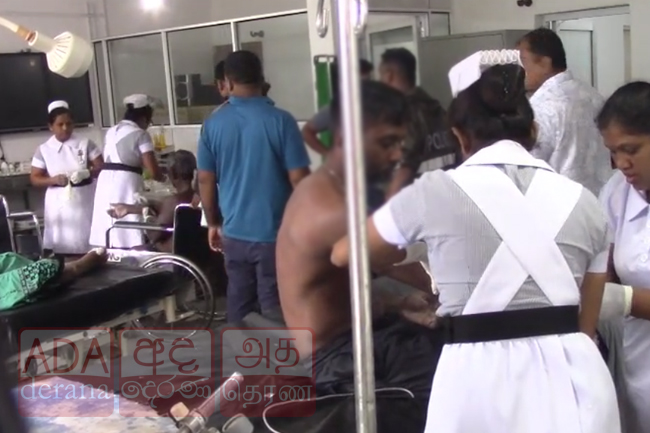 වහල මත සිටි මගීන් 34 දෙනෙකු බේරාගෙන රෝහල්ගත කෙරේ