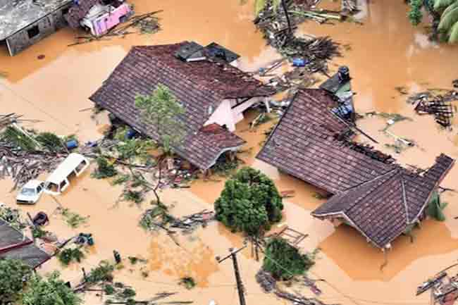 ආපදාවෙන් විපතට පත් පවුල් සංඛ්‍යාව ලක්ෂ 2 ඉක්මවයි