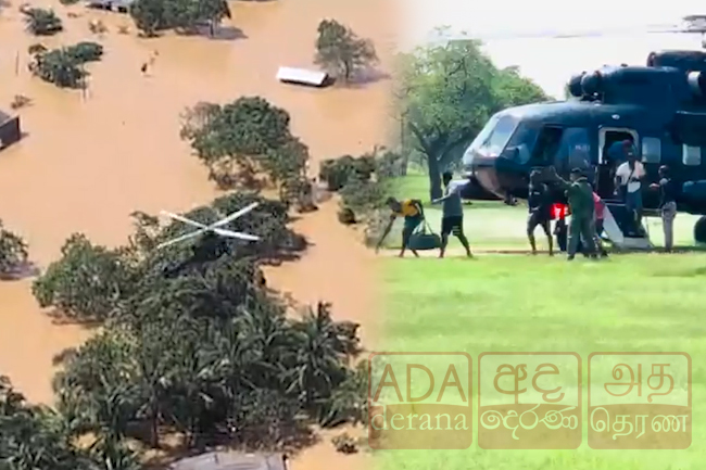 මාවිල්ආරු ප්‍රදේශයේ සිරවී සිටි 121ක් බේරා ගනී