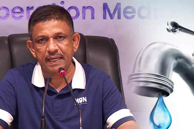 බිඳ වැටී තිබෙන ජල සැපයුම දින තුනක් ඇතුළත යථාවත් කිරීමට පියවර