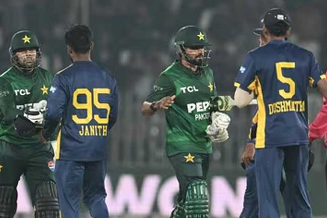 ශ්‍රී ලංකා - පාකිස්තාන තරග කාලසටහන මෙන්න