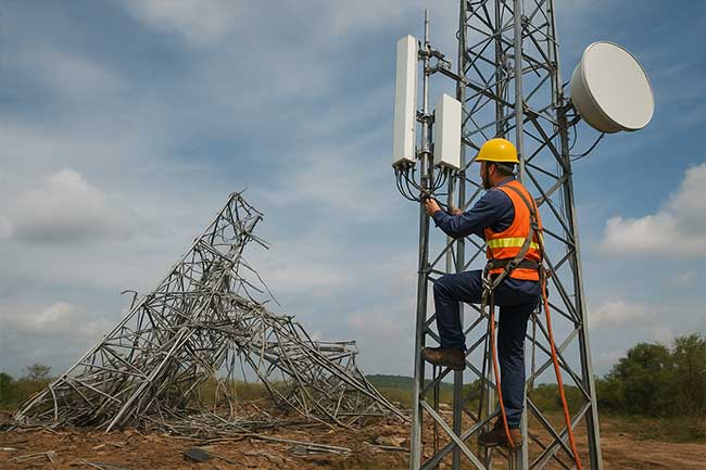 ආපදාවෙන් බිඳ වැටුණු සන්නිවේදන ජාලා සම්පූර්ණයෙන් යථා තත්ත්වයට පත් කිරීම ගැන නිවේදනයක්