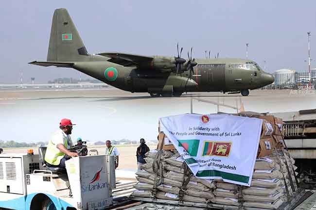 බංග්ලාදේශයෙනුත් ශ්‍රී ලංකාවට ආධාර තොගයක් 
