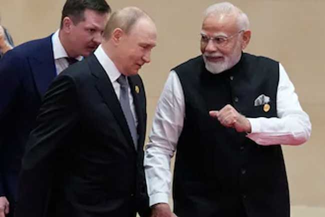 රුසියානු ජනාධිපති අද ඉන්දියාවට