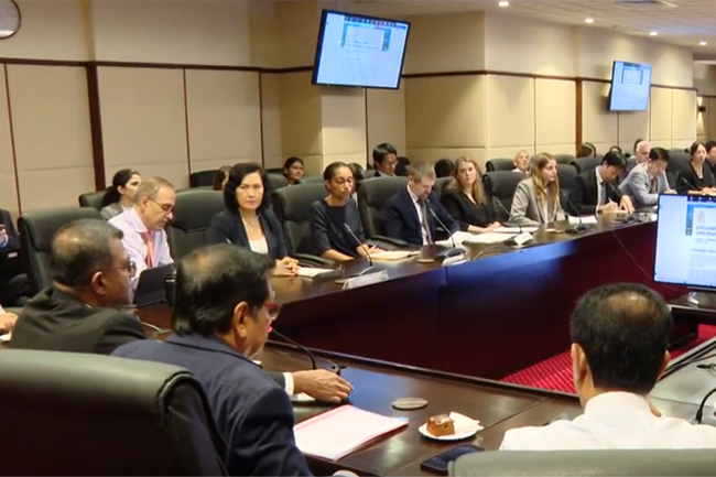 ශ්‍රී ලංකාව යළි ගොඩනැගීමට ජාත්‍යන්තර සංවර්ධන හවුල්කරුවන්ගේ සහාය