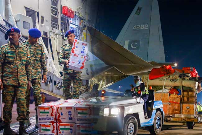 ඉන්දියාවෙන් සහ පාකිස්තානයෙන් තවත් සහන ආධාර රැසක්