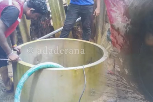 ජල සම්පත් මණ්ඩලයෙන් ළිං පිරිසිදු කරදීමේ වැඩපිළිවෙළක්