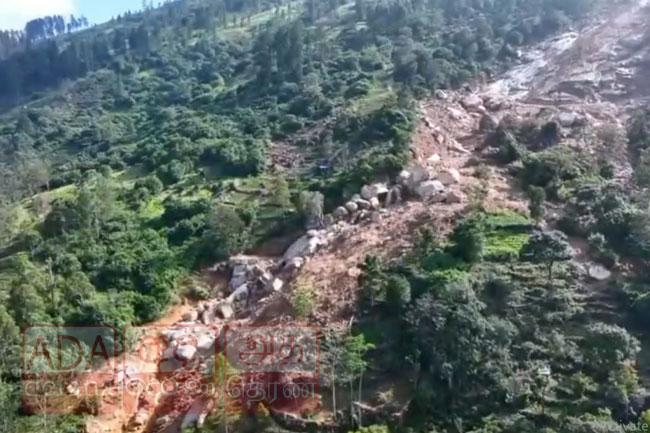 දිස්ත්‍රික්ක 5කට නායයෑම් රතු නිවේදන - ආරක්ෂිත ස්ථාන වෙත යන්න