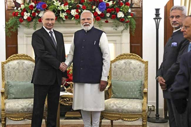 ඉන්දු - රුසියා සබඳතා ගැන පුටින් කතා කරයි