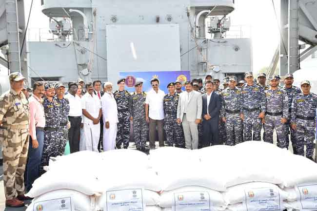 තමිල්නාඩුවෙනුත් ශ්‍රී ලංකාවට සහනාධාර රැසක්