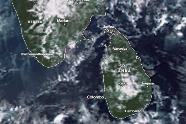 ඉදිරි පැය 36 සඳහා කාලගුණ අනාවැකිය