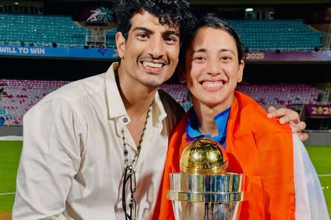 ස්මිත්‍රි මන්දනාගේ සහ පලාෂ් මුචල්ගේ විවාහය අවලංගුයි