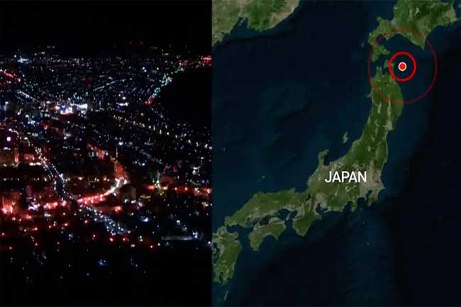 ජපානයේ භූ කම්පනයෙන් දහස් ගණනක් නිවාස අතහැර යයි