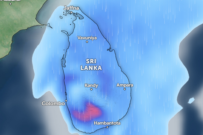 ඉදිරි පැය 36 ගැන කාලගුණයෙන් නිවේදනයක්