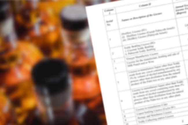 මත්පැන් බලපත්‍ර ගාස්තුව ඉහළට