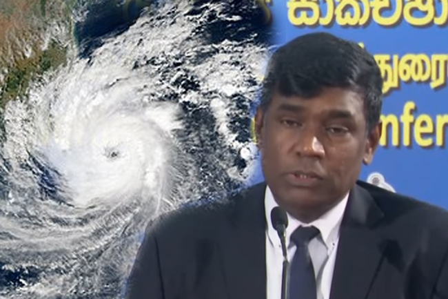 දෙසැම්බර් හා ජනවාරි මාසවලදි  සුළි සුළං ඇති වීමේ අවදානමක්